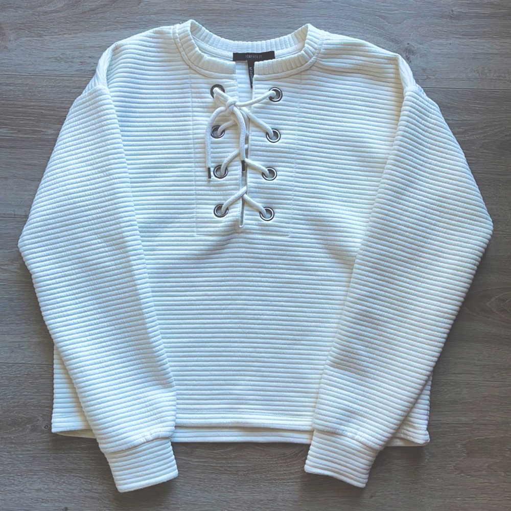 Forever21 White Sweatshirt